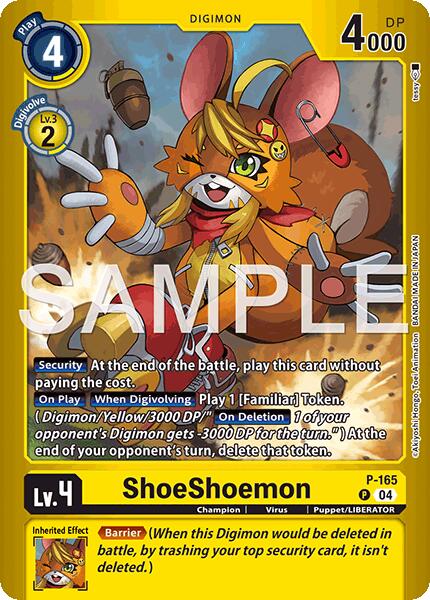Image of ShoeShoemon [P-165] (Limited Card Pack -Billion Bullet-) [Limited Card Pack -Billion Bullet-]