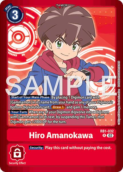 Image of Hiro Amanokawa [RB1-032] (Limited Card Pack -Billion Bullet-) [Limited Card Pack -Billion Bullet-]