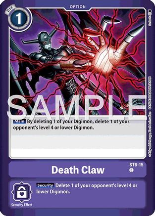 Image of Death Claw [ST6-15] (Limited Card Pack -Billion Bullet-) [Limited Card Pack -Billion Bullet-]