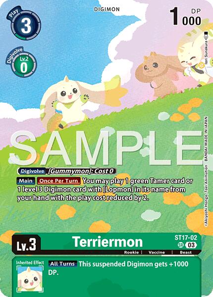 Image of Terriermon [ST17-02] (Limited Card Pack -Billion Bullet-) [Limited Card Pack -Billion Bullet-]