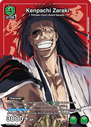 Image of Kenpachi Zaraki (UE01NC/BLC-3-008) - UE01NC New Card Selection BLEACH ThousandYear Blood War Foil