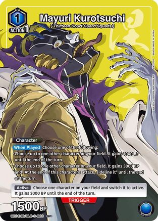 Image of Mayuri Kurotsuchi (UE01NC/BLC-3-003) - UE01NC New Card Selection BLEACH ThousandYear Blood War Foil