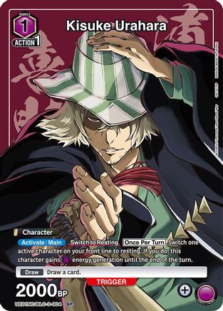 Image of Kisuke Urahara (UE01NC/BLC-3-004) - UE01NC New Card Selection BLEACH ThousandYear Blood War Foil