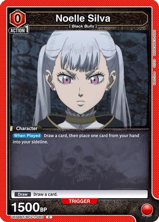 Image of Noelle Silva (080) (Box Topper Foil) (UE08BT/BCV-1-080) - UE08BT Black Clover Foil