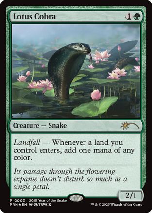 Image of Lotus Cobra (Year of the Snake 2025) [Standard Showdown Promos]