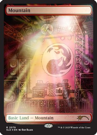 Image of Mountain (2079) (Rainbow Foil) [Secret Lair Drop Series]
