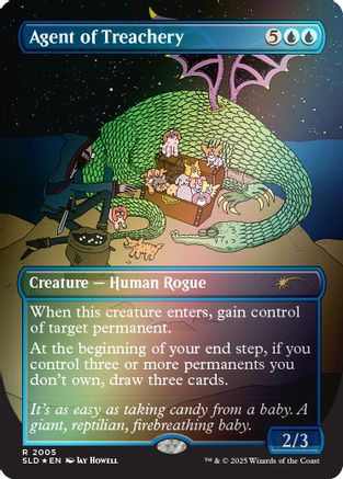 Image of Agent of Treachery (Rainbow Foil) [Secret Lair Drop Series]