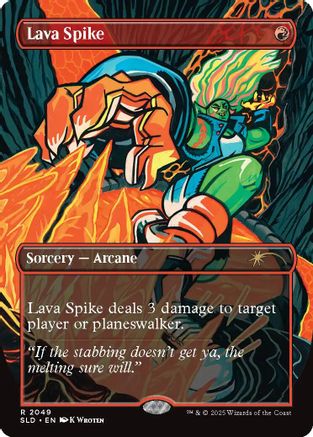 Image of Lava Spike (2049) [Secret Lair Drop Series]