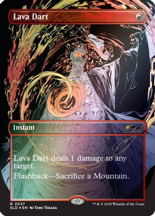 Image of Lava Dart (Rainbow Foil) [Secret Lair Drop Series]