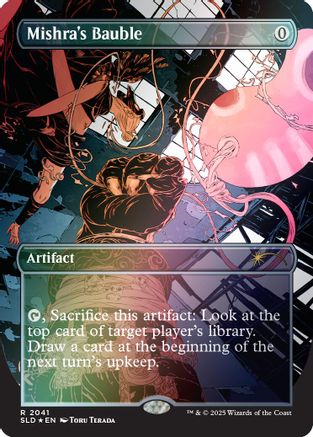 Image of Mishra's Bauble (2041) (Rainbow Foil) [Secret Lair Drop Series]