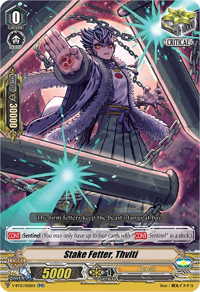 Image of Stake Fetter, Thviti (V-BT12/026EN) [Divine Lightning Radiance]