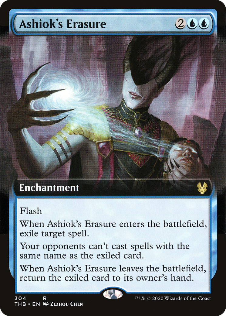 Image of Ashiok's Erasure (Extended Art) [Theros Beyond Death]
