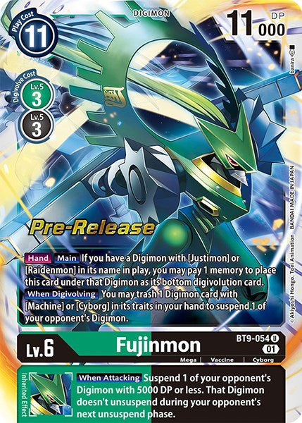 Image of Fujinmon [BT9-054] [X Record Pre-Release Promos]