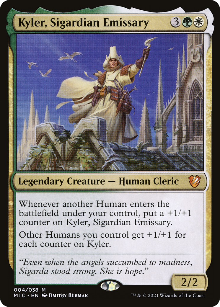 Image of Kyler, Sigardian Emissary [Innistrad: Midnight Hunt Commander]