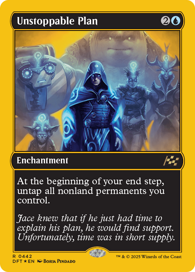 Image of Unstoppable Plan (First-Place Foil) [Aetherdrift]