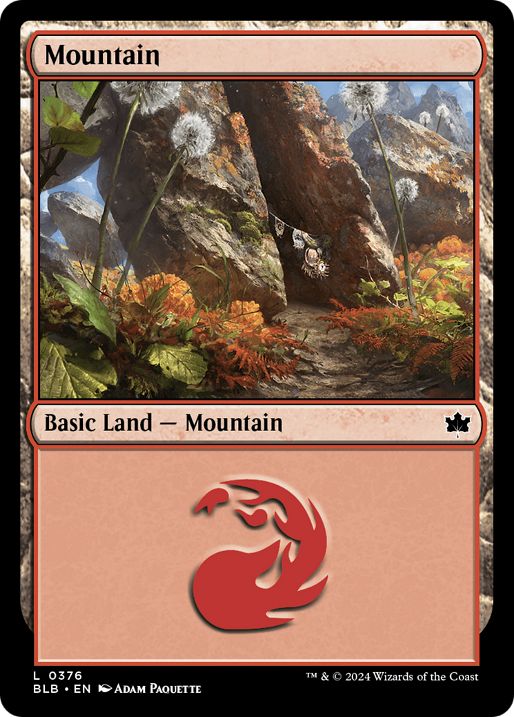 Image of Mountain (0376) [Bloomburrow]