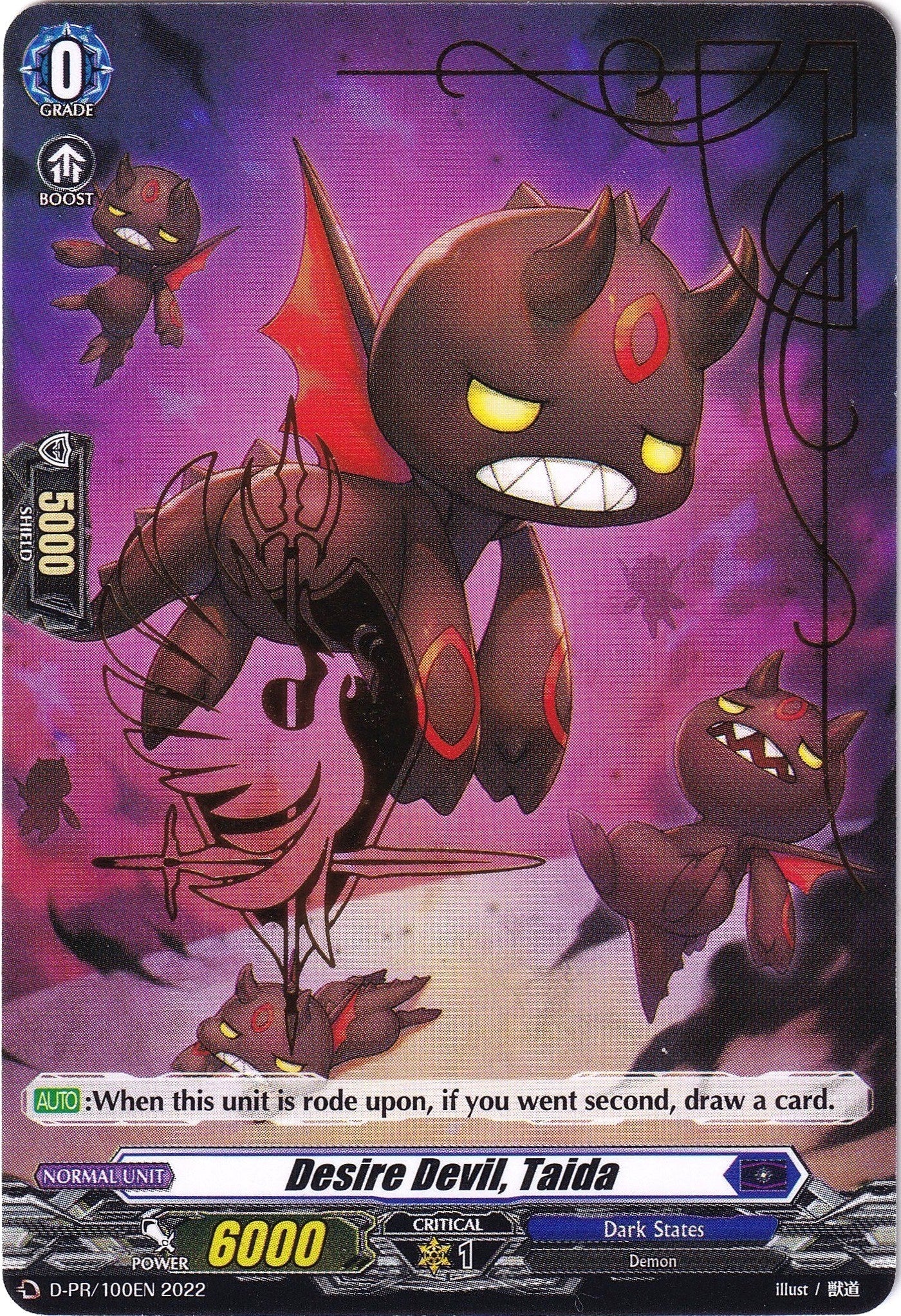Image of Desire Devil, Taida (Hot Stamped) (D-PR/100EN 2022) [D Promo Cards]