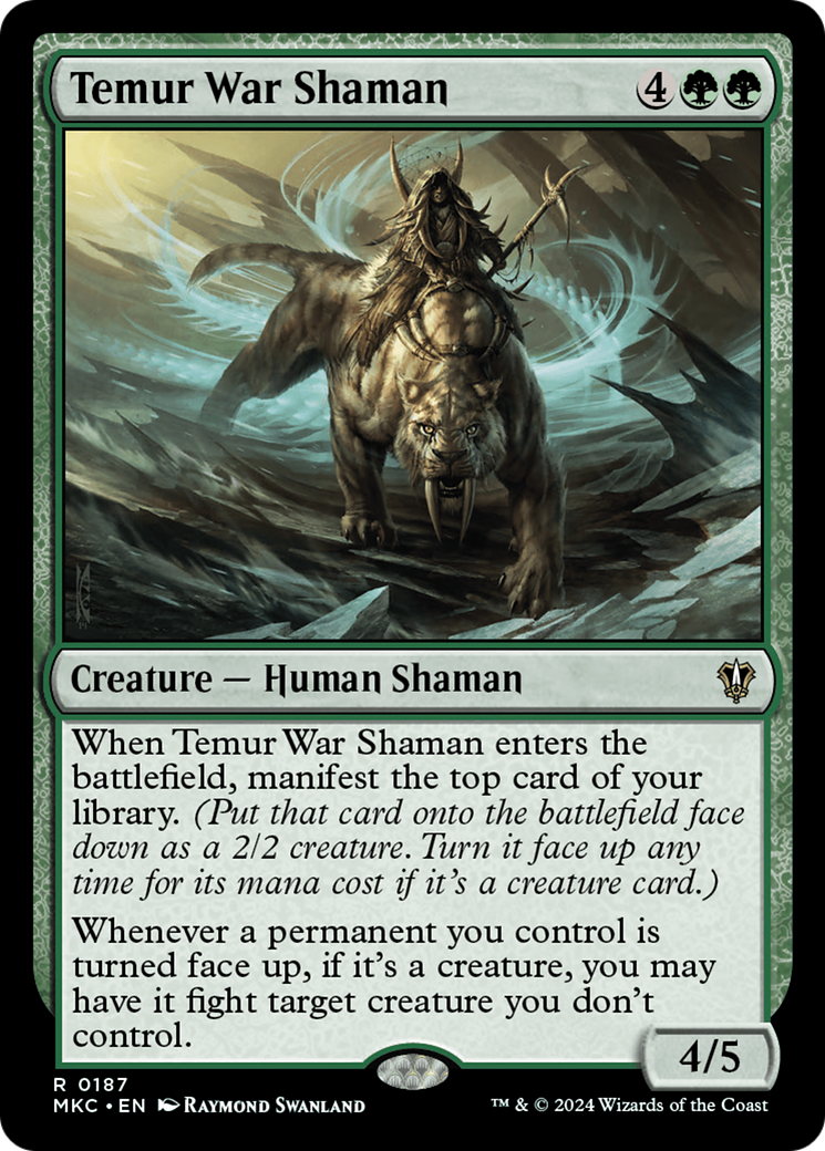 Image of Temur War Shaman [Murders at Karlov Manor Commander]