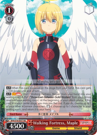 Image of Walking Fortress, Maple (BFR/S78-E057 RR) [BOFURI: I Don't Want to Get Hurt, so I'll Max Out My Defense]