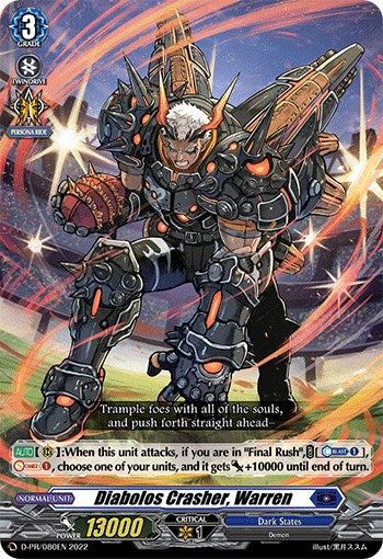 Image of Diabolos Crasher, Warren (D-PR/080EN) [D Promo Cards]