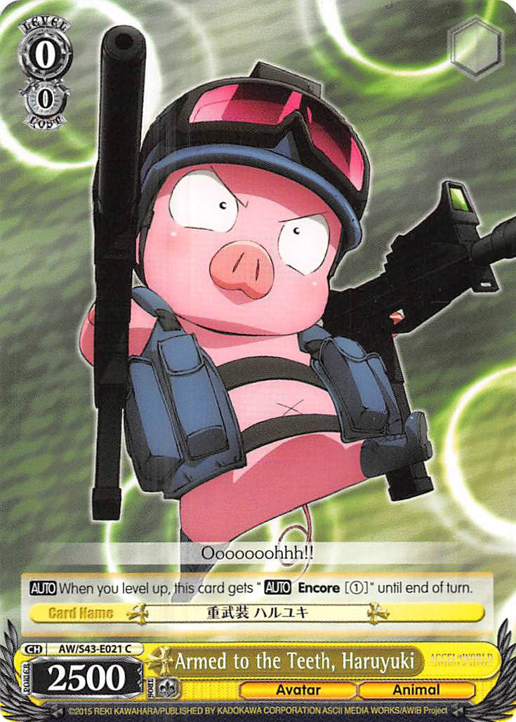 Image of Armed to the Teeth, Haruyuki (AW/S43-E021 C) [Accel World -Infinite Burst-]