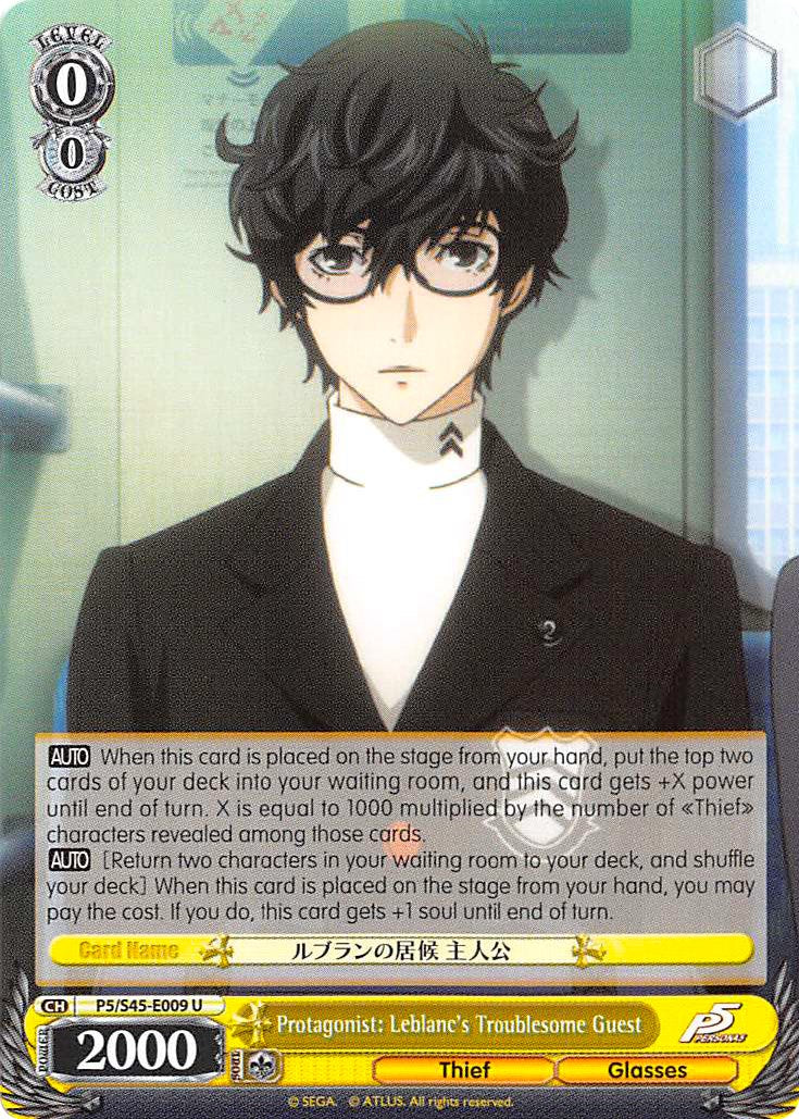 Image of Protagonist: Leblanc's Troublesome Guest (P5/S45-E009 U) [Persona 5]