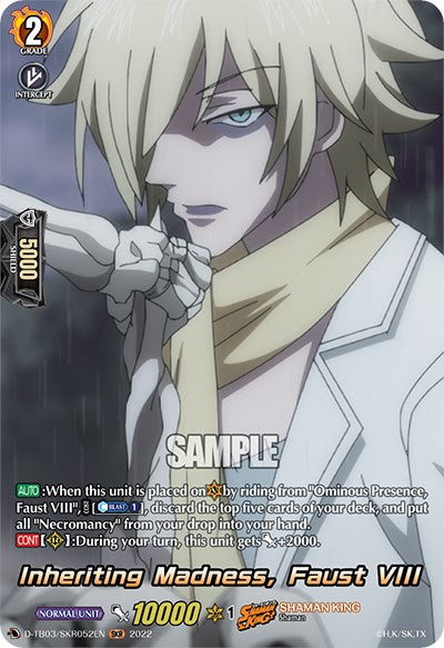 Image of Inheriting Madness, Faust VIII (D-TB03/SKR052EN) [Shaman King]