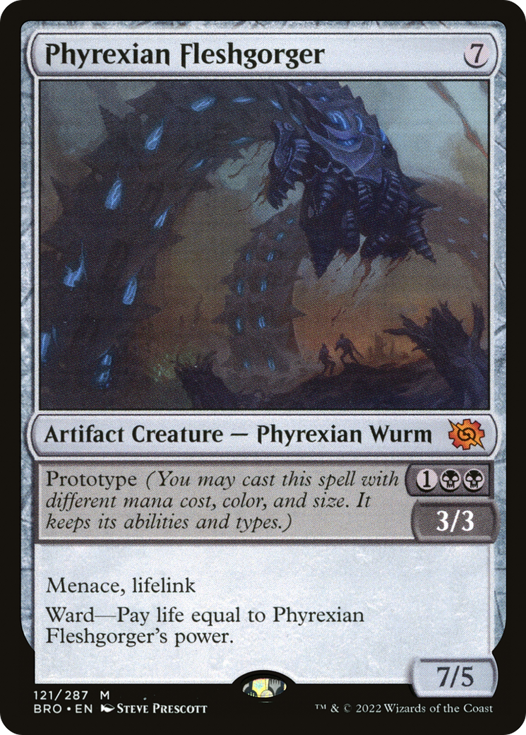 Image of Phyrexian Fleshgorger [The Brothers' War]
