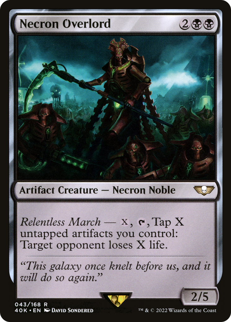 Image of Necron Overlord [Warhammer 40,000]