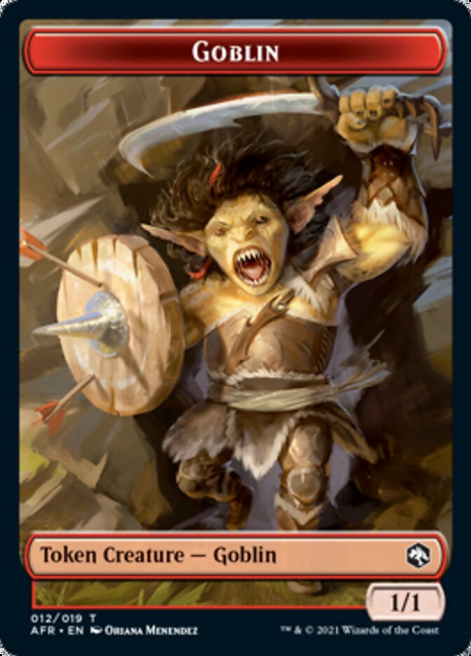 Image of Dungeon of the Mad Mage // Goblin Double-Sided Token [Dungeons & Dragons: Adventures in the Forgotten Realms Tokens]