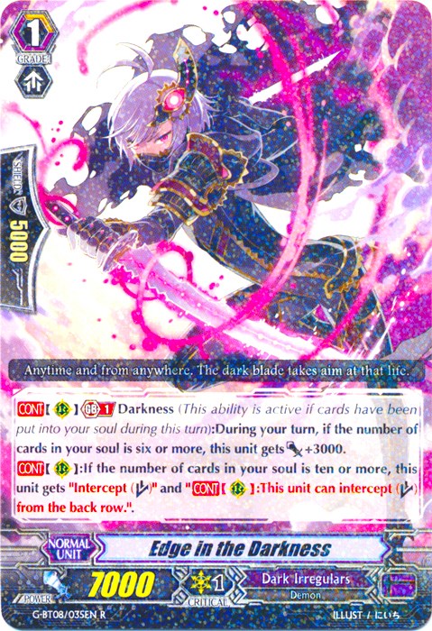 Image of Edge in the Darkness (G-BT08/035EN) [Absolute Judgment]