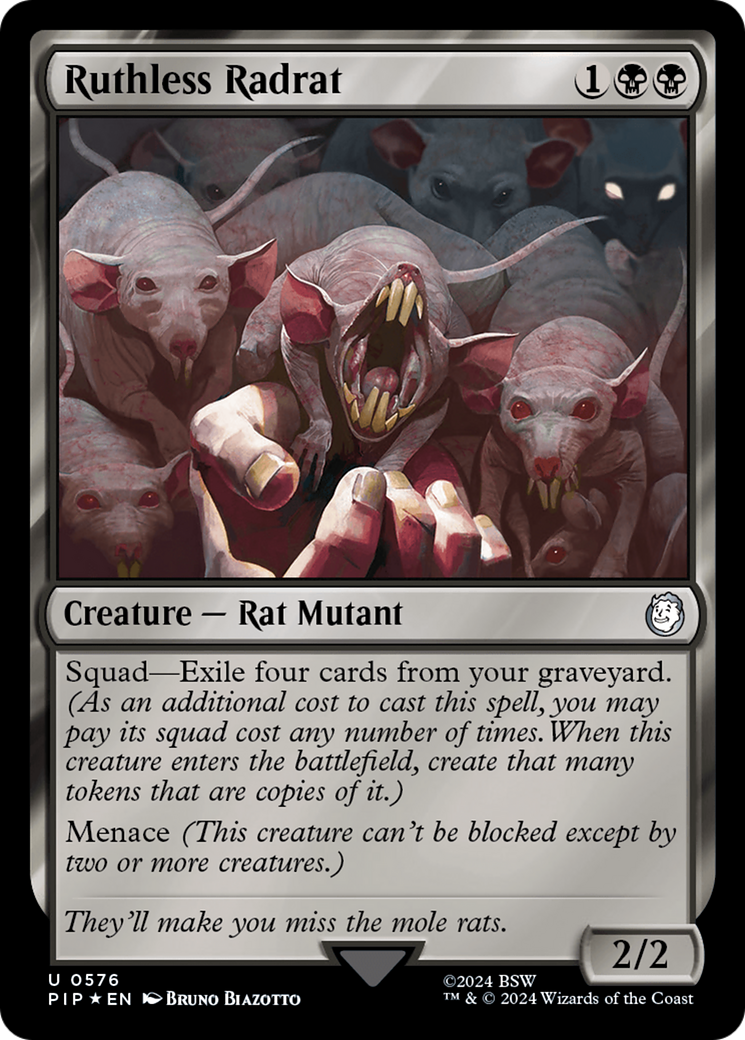Image of Ruthless Radrat (Surge Foil) [Fallout]