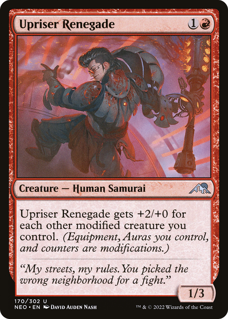 Image of Upriser Renegade [Kamigawa: Neon Dynasty]