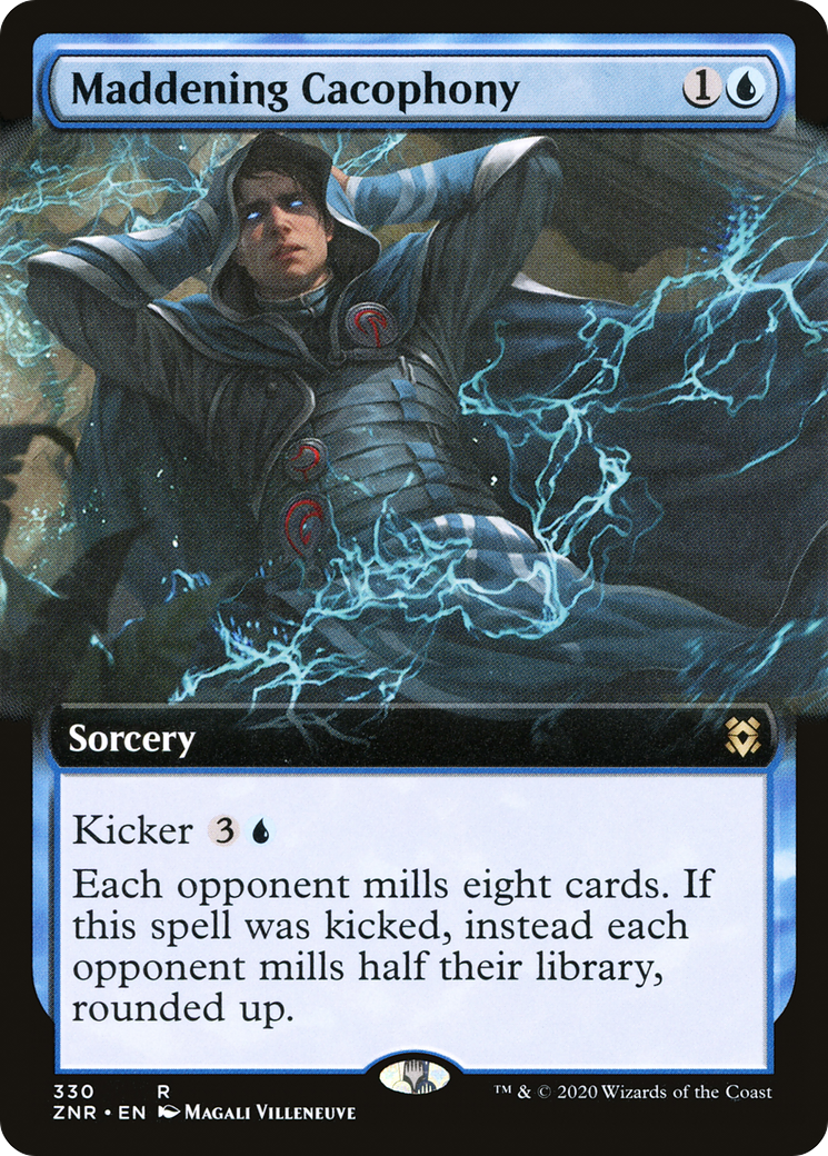 Image of Maddening Cacophony (Extended Art) [Zendikar Rising]