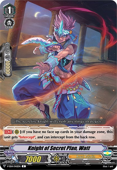 Image of Knight of Secret Plan, Watt (V-EB14/042EN) [The Next Stage]