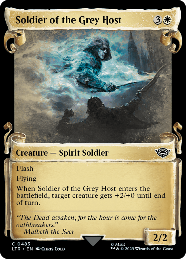 Image of Soldier of the Grey Host [The Lord of the Rings: Tales of Middle-Earth Showcase Scrolls]