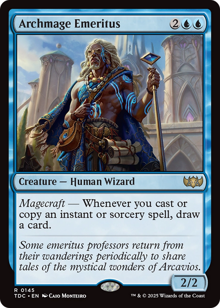 Image of Archmage Emeritus [Tarkir: Dragonstorm Commander]