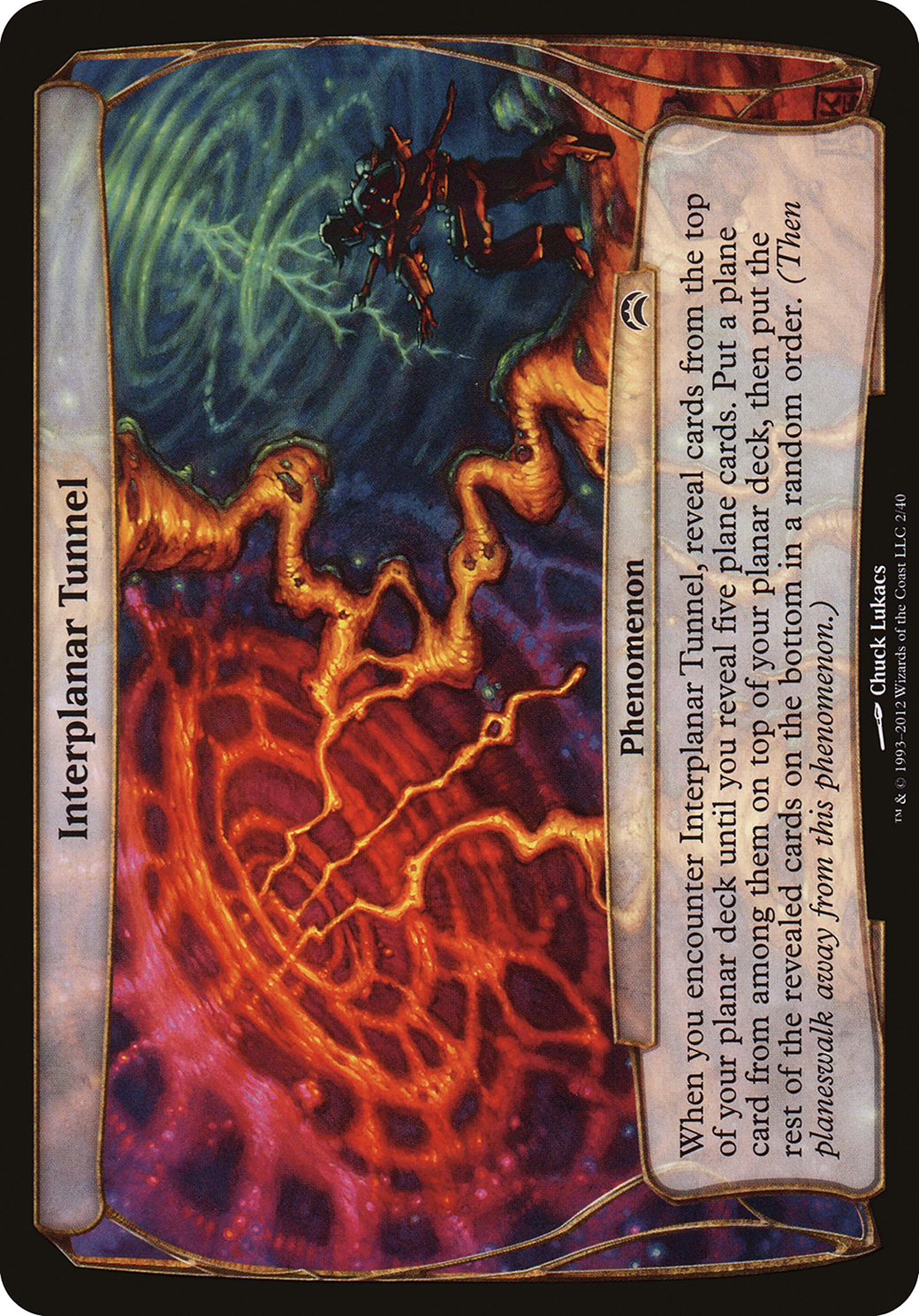 Image of Interplanar Tunnel (Planechase 2012) (OVER-002) - Planechase 2012 Planes Foil