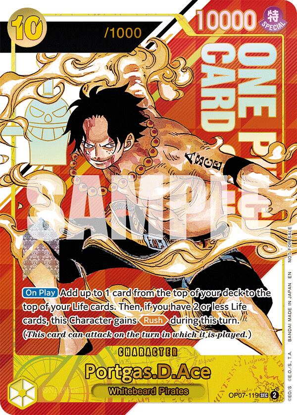 Image of Portgas.D.Ace (Serial Numbered) [One Piece Promotion Cards]