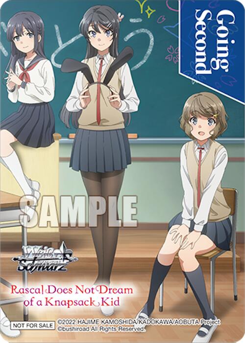 Image of Going Second (Rascal Does Not Dream of a Knapsack Kid) (Alternate Art) [Rascal Does Not Dream Series]