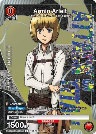 Image of Armin Arlelt (UEPR/AOT-1-075) - Union Arena Promotion Cards