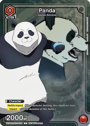 Image of Panda (UEPR/JJK-3-054) - Union Arena Promotion Cards