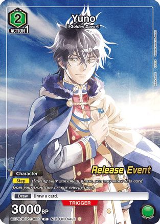 Image of Yuno (Release Event Participation) (UEPR/BCV-1-056) - UE08BT Black Clover Release Event Cards