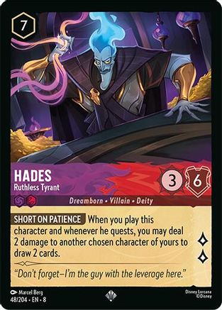 Image of Hades - Ruthless Tyrant (48/204) [Reign of Jafar]
