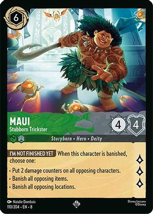 Image of Maui - Stubborn Trickster (110/204) [Reign of Jafar]