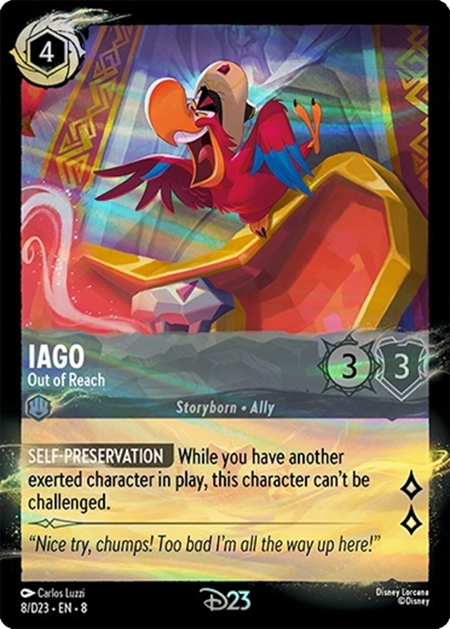 Image of Iago - Out of Reach (8) [Promo Cards]