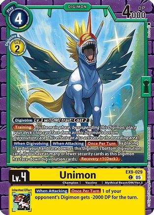 Image of Unimon [EX9-029] [Versus Monsters]