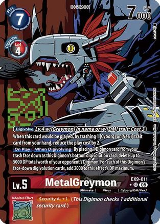Image of MetalGreymon [EX9-011] (Alternate Art) [Versus Monsters]