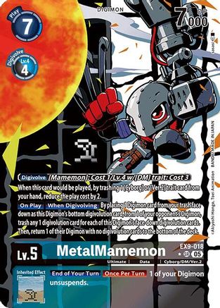 Image of MetalMamemon [EX9-018] (Alternate Art) [Versus Monsters]
