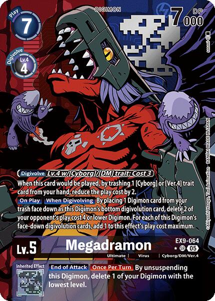 Image of Megadramon [EX9-064] (Alternate Art) [Versus Monsters]